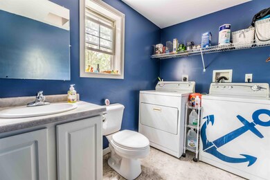 First floor bathroom and laundry