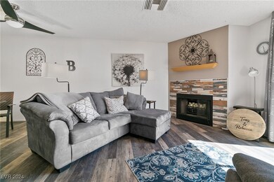 Alternate angle of the Living room with the gas Fi