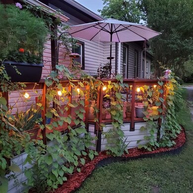 side view by driveway