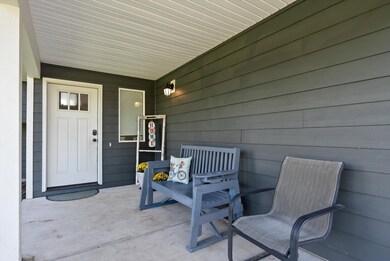 Front Entrance Covered Patio.