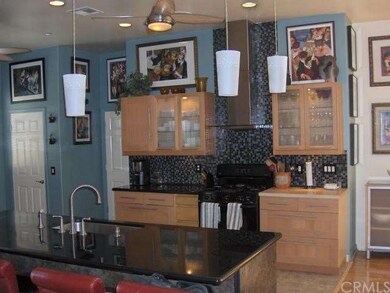 Kitchen open to living