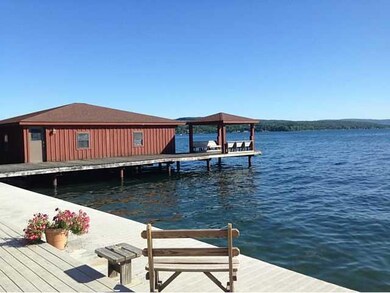 Other view of boathouse and dock