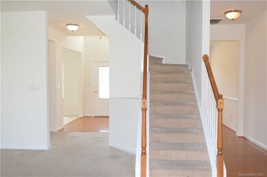 Stairs off of breakfast & family room.  The hallwa