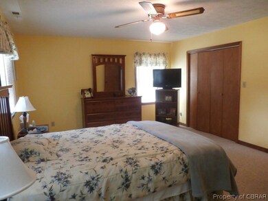 Large master suite.