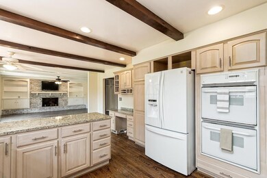 Large gourmet kitchen