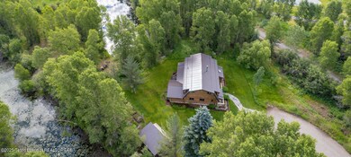 Aerial view of property