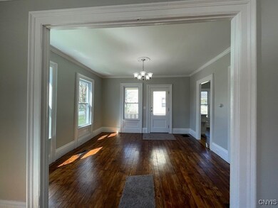 View from 2nd room back toward 1st room & front do