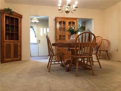 This dining room is perfect for holiday gatherings