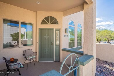Front metal security door