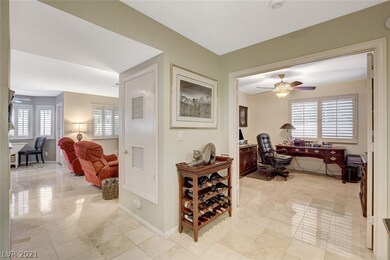 From hallway, view of the family room and downstai