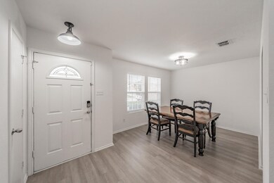 Nice sized dining room is perfect for family dinne