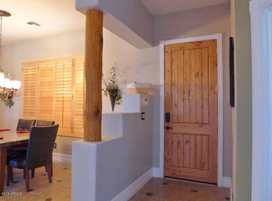 The inside entry of