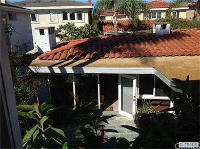 Master bedroom overlooks the patio.