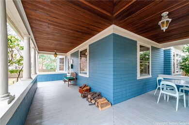 Side view of porch with plenty of room to enjoy a