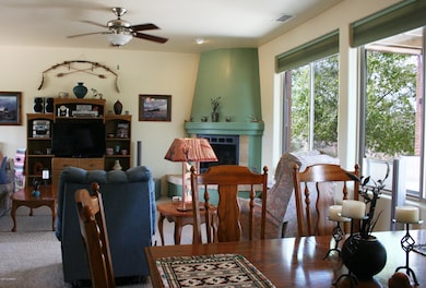 3 living room with fireplace