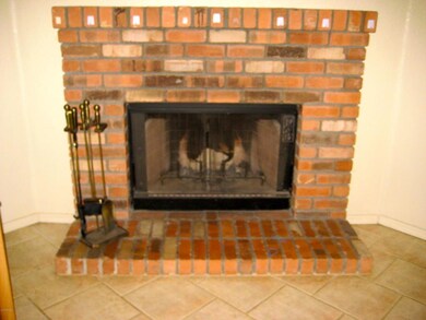 Brick Fireplace