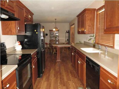 Galley style kitchen
