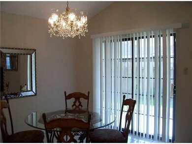 Dining Room. Dining area overlooks the Patio and g