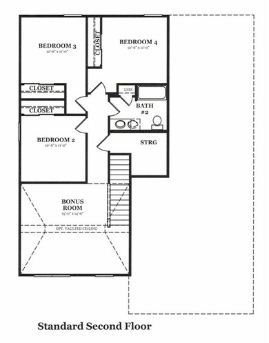 2nd floor of the Hensley *Picture not of actual ho