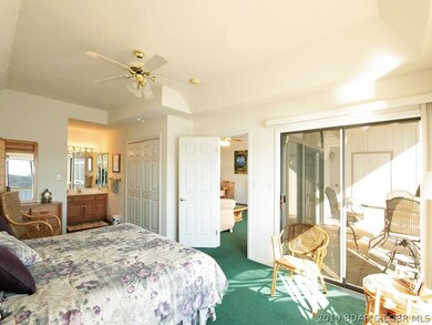 Master suite with access to deck