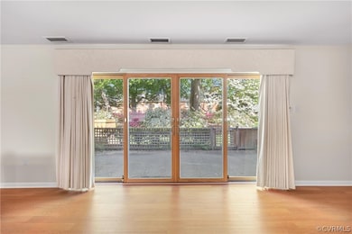 Living room overlooking rear patio.