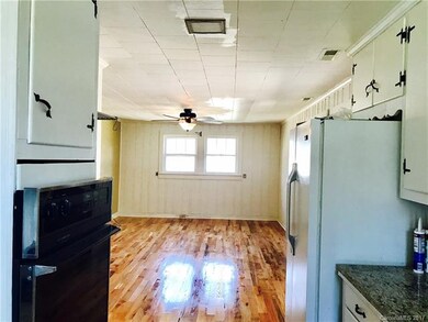 View from kitchen into the dining room.  Kitchen h