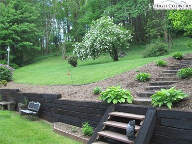A partial view of the private backyard.