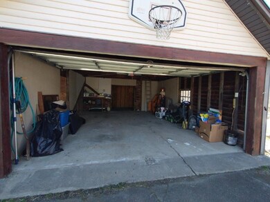 Inside garage