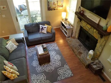 This view of the Living Room is from the upper level viewpoint.