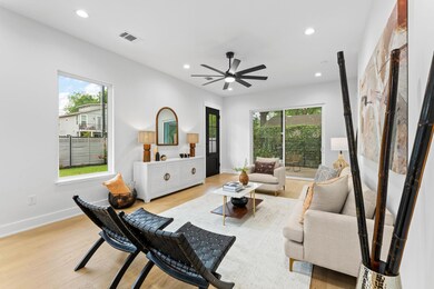 Living room featuring recessed lighting, visible 