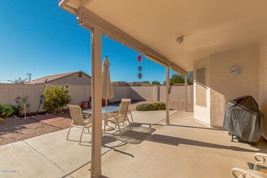 Rear covered patio
