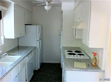 Remodeled kitchen with all electric appliances.