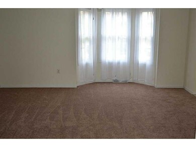 Living Room. Spacious Living Room with Bay Window,