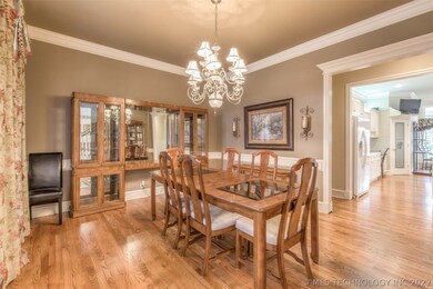 Spacious formal dining room, plenty of room for la
