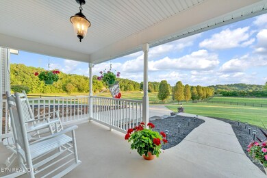 Peaceful front porch