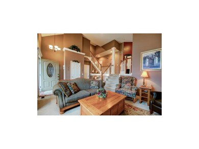 Great Room and main area offers warm interior colo