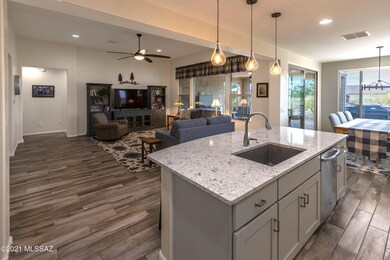 Great Room, Dining & Kitchen Area