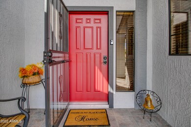 Radiant Red Door