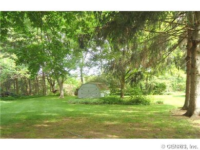 Backyard Private Backyard with Shed