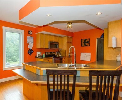 Kitchen - open floor plan to living...