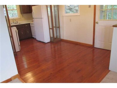 Dining Room. dining area, gleaming wood floors