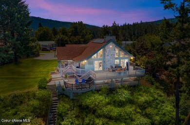47 Aerial Back of Home Twilight