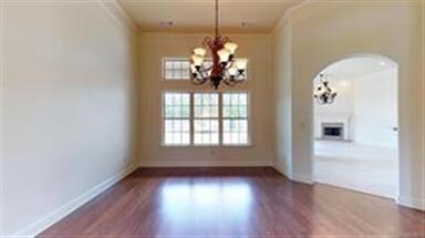 Dining Room with Crown Molding