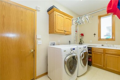 Laundry room off the kitchen