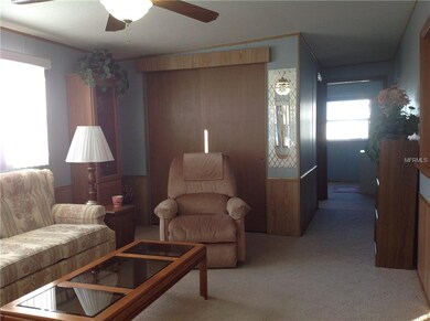Family room with large storage closet.