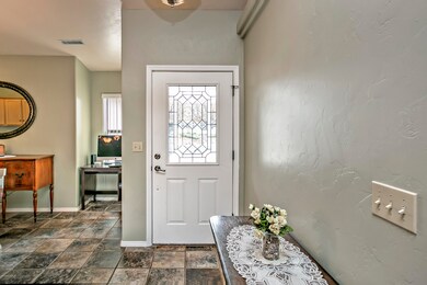 Leaded Glass Front Door