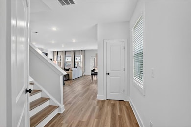 Welcome home.  LVP throughout the home with the exception of the bedrooms and closets.