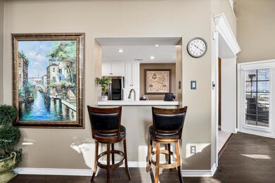Breakfast bar area
