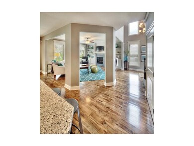 Hardwood floors on main level