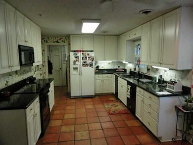 Kitchen with granite counter tops